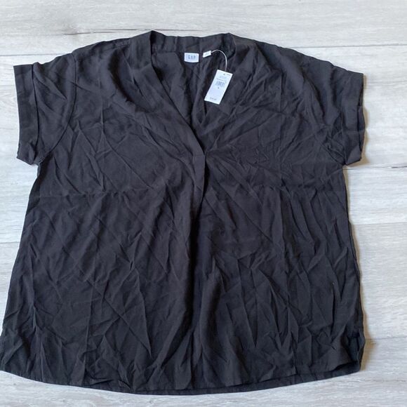 Gap V-Neck Top Black S  NWT IN PACKAGING  ( other color are‎ examples) - Picture 5 of 8